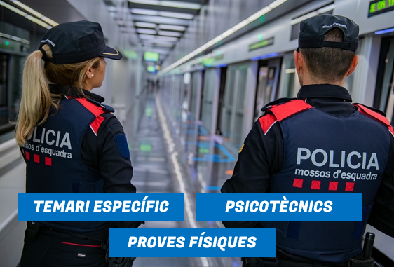Preparación Mossos d'Esquadra
