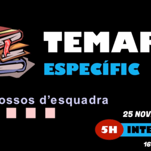 Curs Temari Mossos d'Esquadra Intensiu